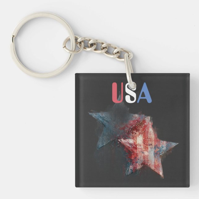 USA Keychain (Front)