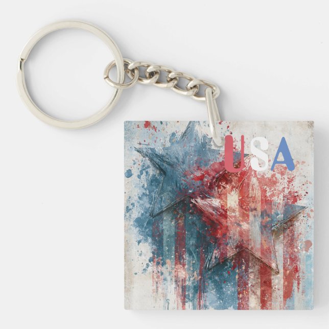 USA Keychain (Front)