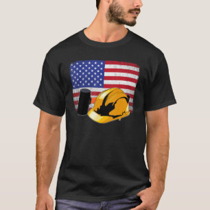 Usa Labor Day  American Labor Movement Tee Men Fla