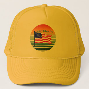 USA Labor Day Trucker Hat