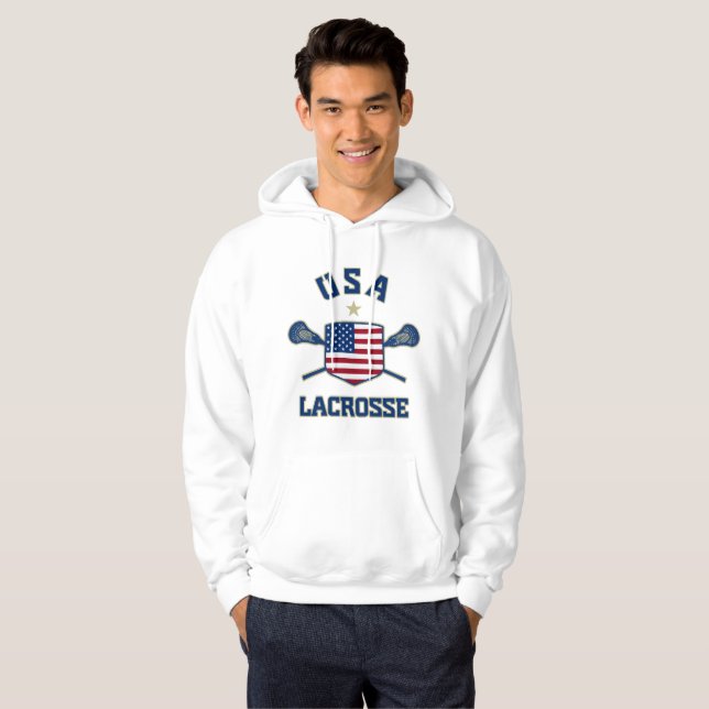 USA Lacrosse Hoodie Zazzle