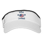 USA Lacrosse Visor Hat (Front)