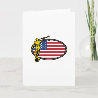 USA LDS Mission Oval no Label Card