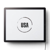 usa LED sign (Lights Off)