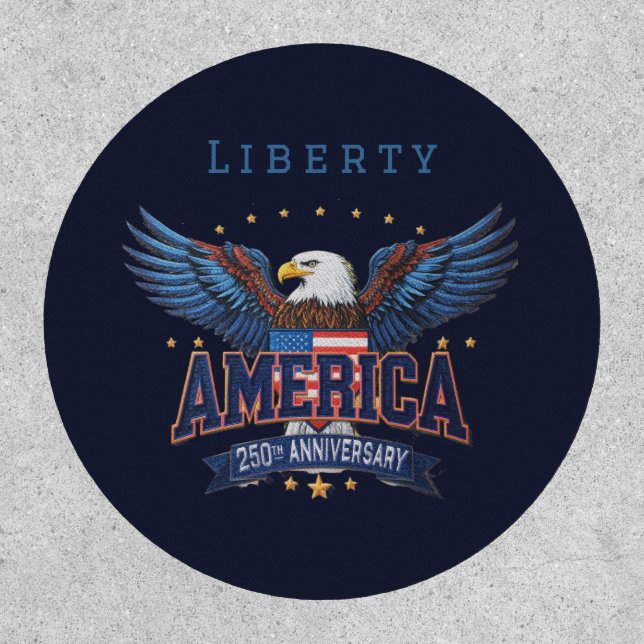 USA Liberty 250 Celebration Patch  (Front)