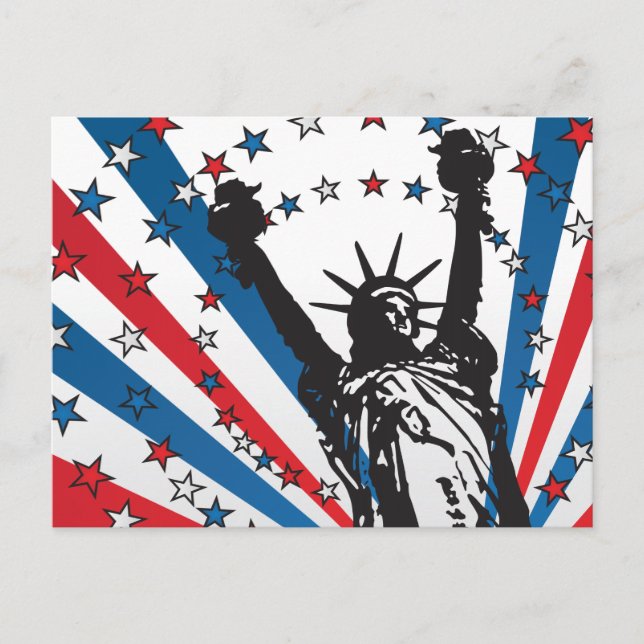 USA Liberty Postcard (Front)