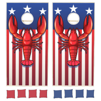 USA Lobster Cornhole Set