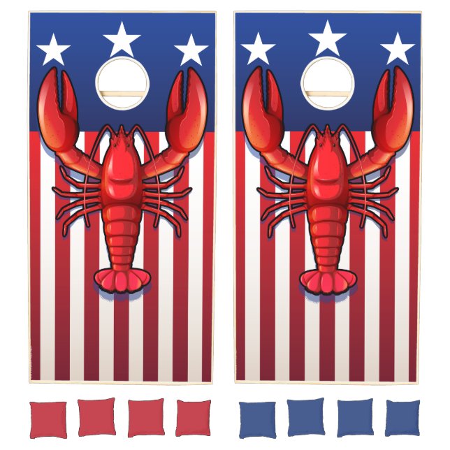 USA Lobster Cornhole Set (Set)