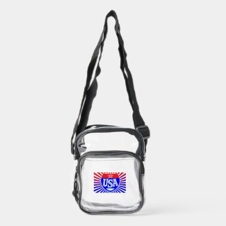 USA Logo Patriotic American Lettered Sign