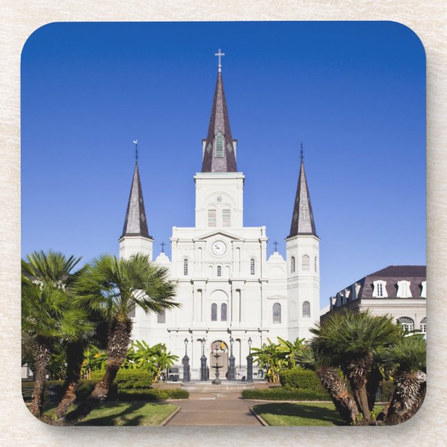 USA, Louisiana, New Orleans. French Quarter, Drink Coaster (Front)
