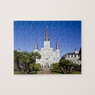 USA, Louisiana, New Orleans. French Quarter, Jigsaw Puzzle