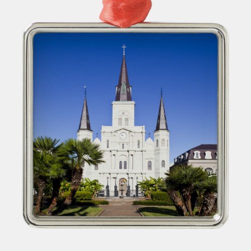 USA Louisiana New Orleans French Quarter Metal Ornament