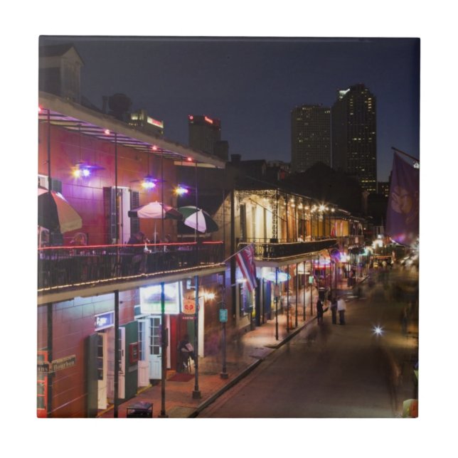 USA, Louisiana, New Orleans. French Quarter Tile (Front)