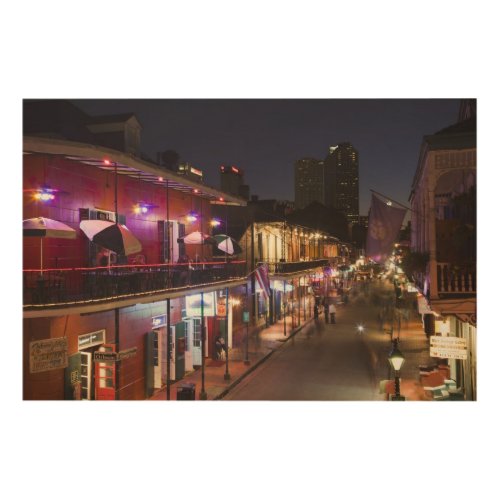 USA Louisiana New Orleans French Quarter Wood Wall Decor