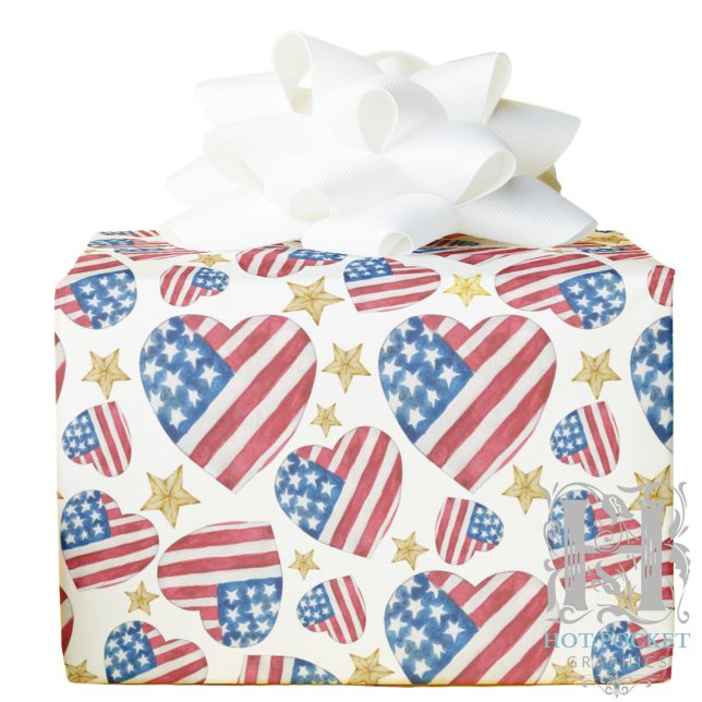 USA Love Gift Wrapping Paper (Creator Uploaded)