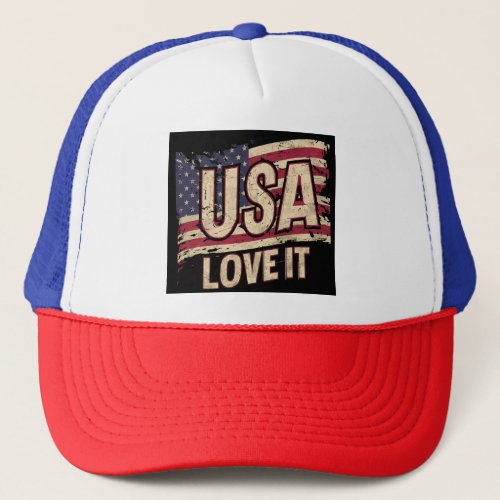 USA LOVE IT Trucker Cap