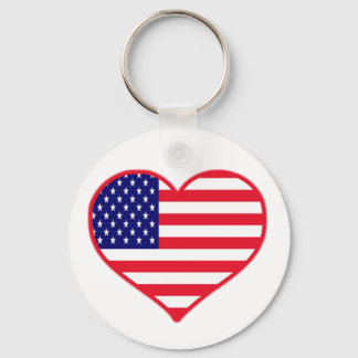 USA Love Keychain