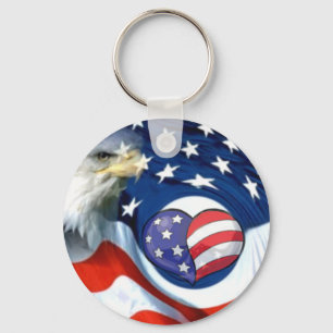 USA Lover_ Keychain