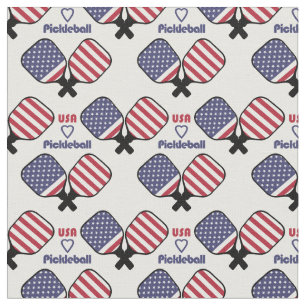 USA loves Pickleball smaller tiles, custom size! Fabric