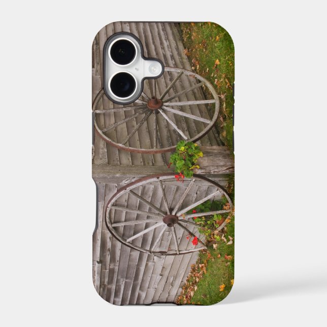 USA, Main. Wagon Wheels Iphone Case (Back)