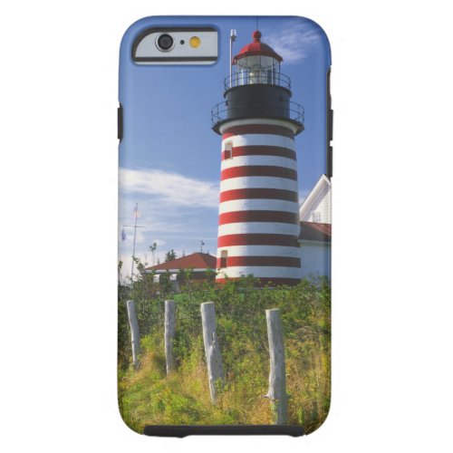 USA Maine Lubec West Quoddy Head Lighthouse Tough iPhone 6 Case