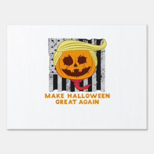 Usa Make Halloween Great Again Funny Classic Sign