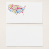 USA map (Front & Back)
