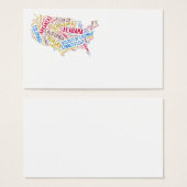 USA map (Front & Back)