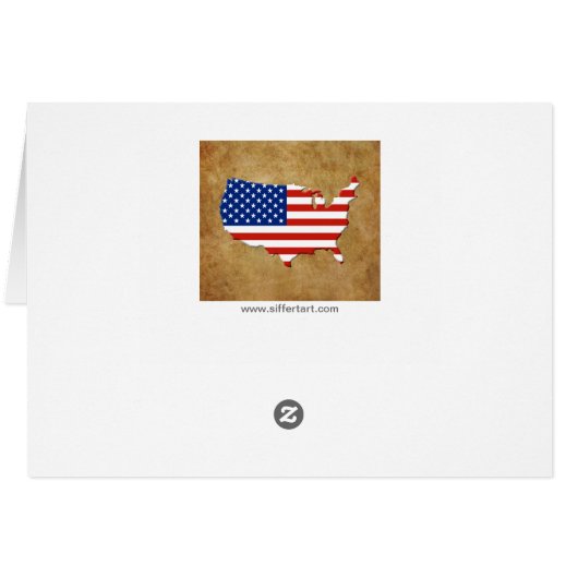 USA map Cards (Back Horizontal)