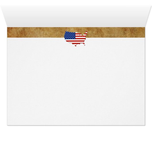 USA map Cards (Inside Horizontal (Bottom))