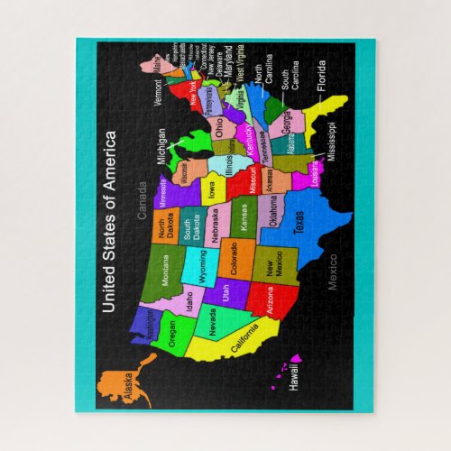 USA Map  Jigsaw Puzzle