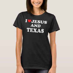 Usa Map Proud Christian  I Love Jesus And Texas 1 T-Shirt