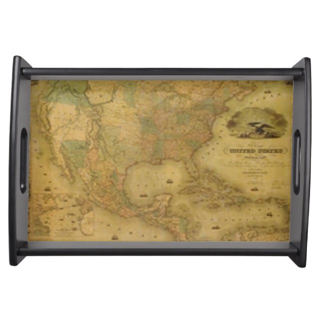 USA Map Serving Tray (Front)