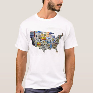 USA Map T-Shirt
