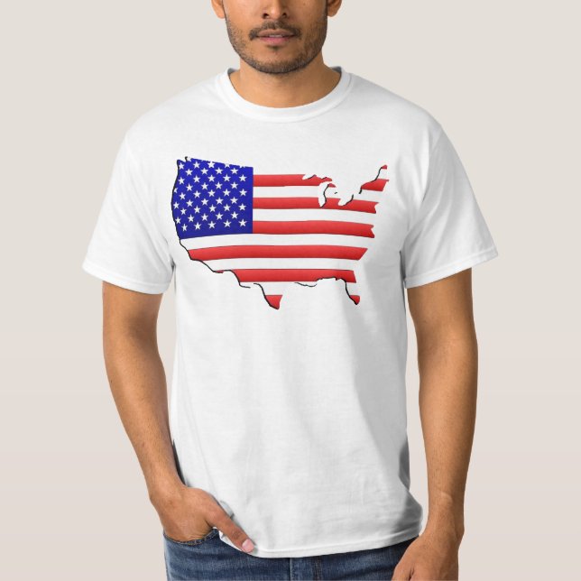 usa map T-Shirt (Front)
