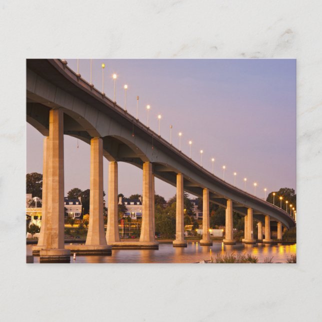 USA, Maryland, Annapolis. Severn River bidge, Postcard (Front)