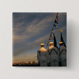 USA, Massachusettes, Boston. US Navy Color Button