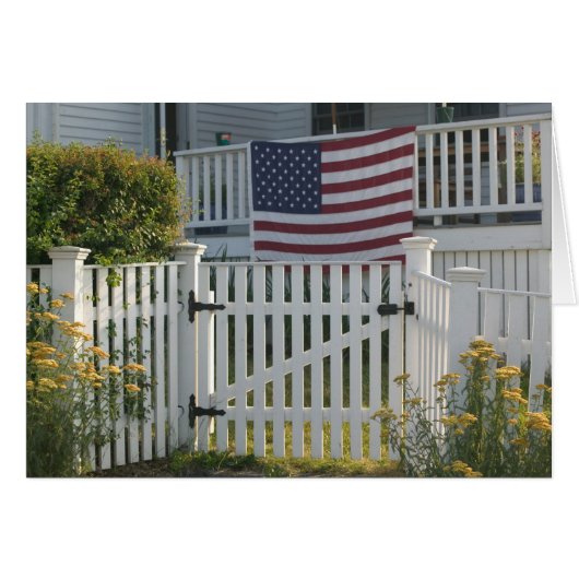 USA, Massachusettes, Gloucester: Patriotic Fence Cards (Front Horizontal)
