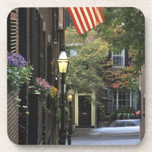 USA, Massachusetts, Boston, Beacon Hill. Beverage Coaster