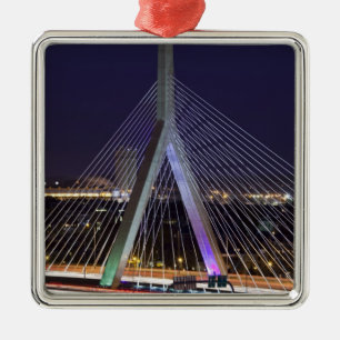 USA, Massachusetts, Boston. Leonard Zakim Metal Ornament