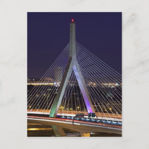 USA, Massachusetts, Boston. Leonard Zakim Postcard