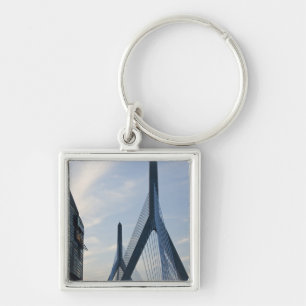 USA, Massachusetts, Boston. The Zakim Bridge. 2 Keychain
