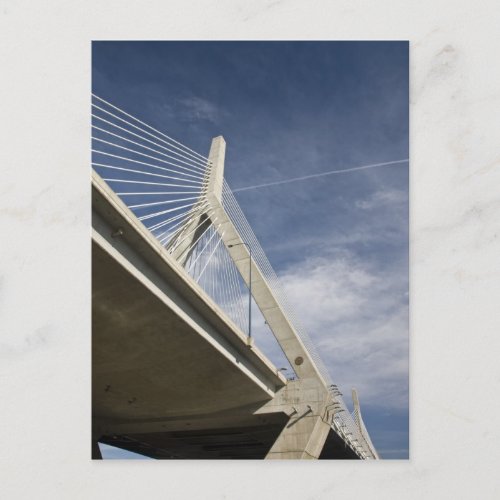 USA Massachusetts Boston The Zakim Bridge Postcard