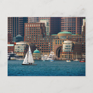USA, Massachusetts. Boston Waterfront Skyline 2 Postcard