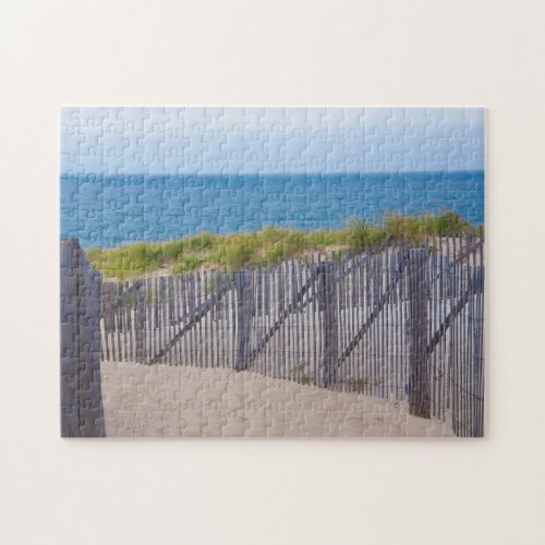 USA Massachusetts Dunes And Path Jigsaw Puzzle