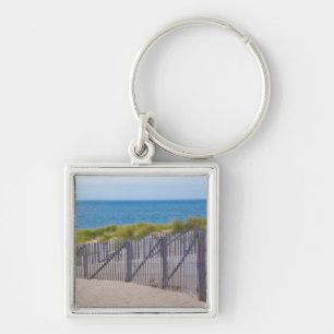 USA, Massachusetts. Dunes And Path Keychain