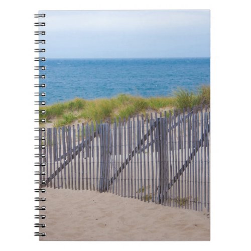 USA Massachusetts Dunes And Path Notebook