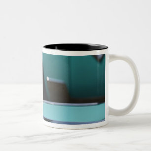 USA, Massachusetts, Gloucester. 1950s-era Ford Two-Tone Coffee Mug