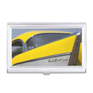 USA, Massachusetts, Gloucester. Detail of 1957 Case For Business Cards