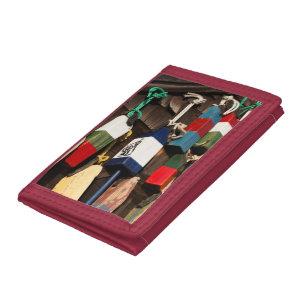USA, Massachusetts, Gloucester, Lobster Buoys 2 Tri-fold Wallet